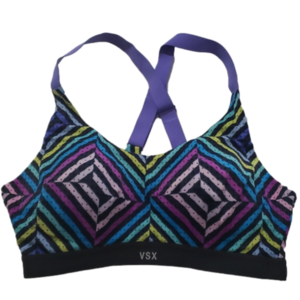 Victoria's Secret Multi-colored Sports Bra Sz 32C